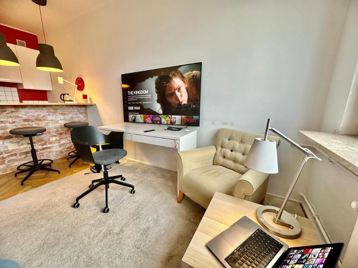 Appartement Super Beauty Metro Wifi 65'Tv Netflix Hbo Appletv+ à Varsovie Extérieur photo