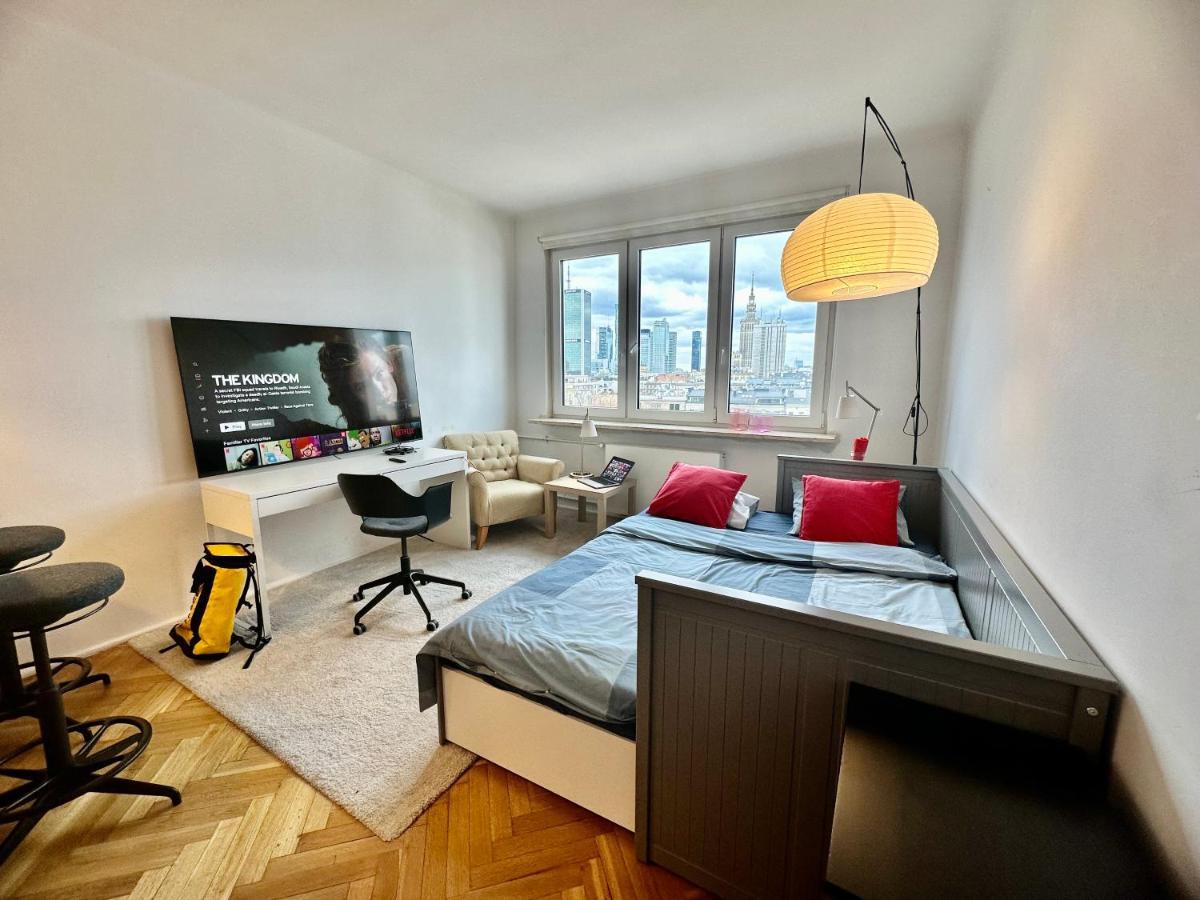 Appartement Super Beauty Metro Wifi 65'Tv Netflix Hbo Appletv+ à Varsovie Extérieur photo